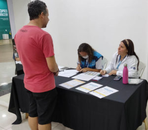 Ponto de Vacinação no West Shopping