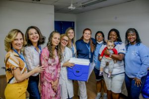 Inauguração do Primeiro Posto de Leite Materno