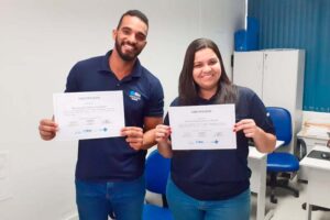 Entrega dos Certificados do Curso de Excel