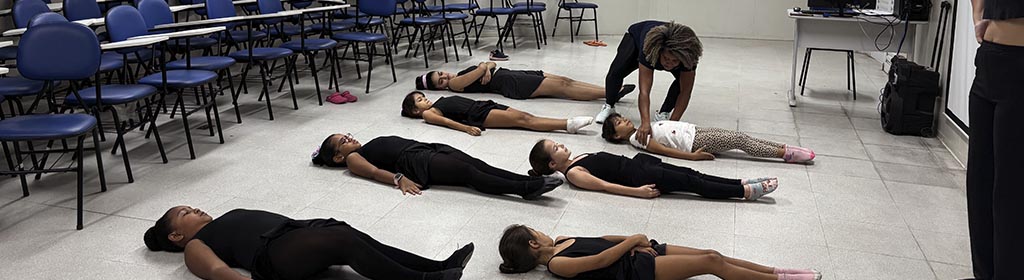 Aula de ballet – CF Arthur Zanetti