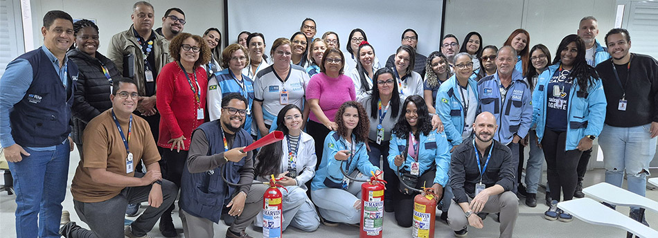 Instrução de Manuseio de Extintores de Incêndio